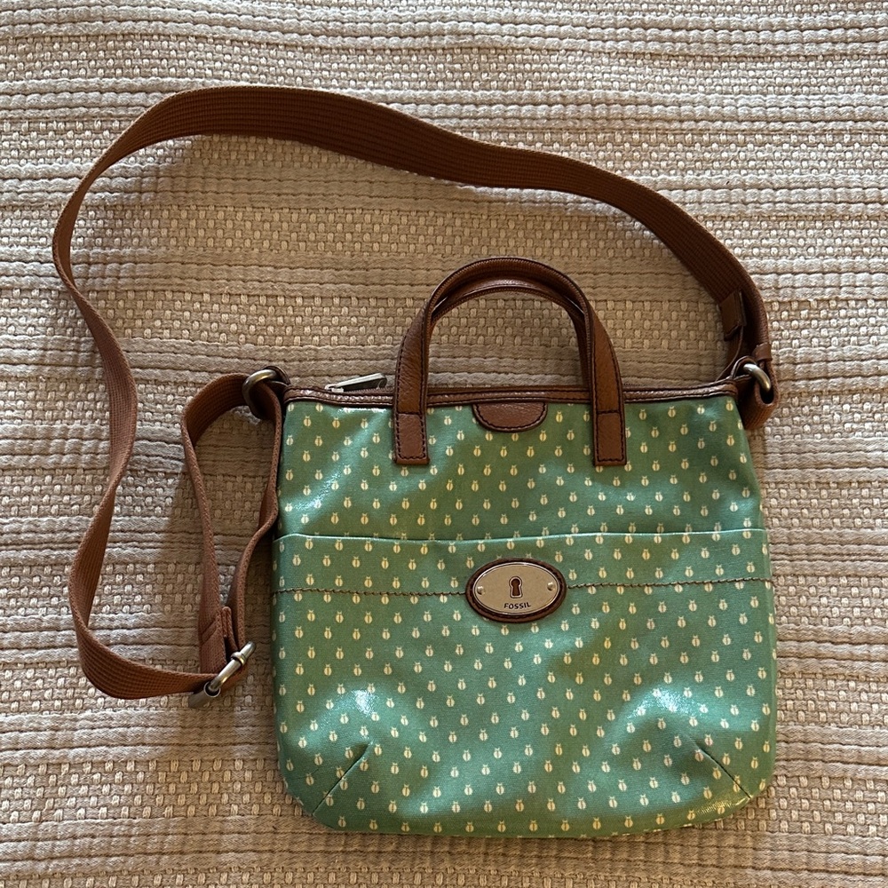 EUC Fossil Crossbody Ladybug Print
